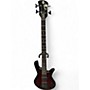 Used Spector NS94 Trans Red Electric Bass Guitar Trans Red