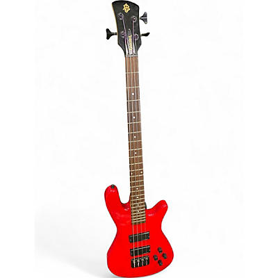 Used Spector NS95 Candy Apple Red Electric Bass Guitar