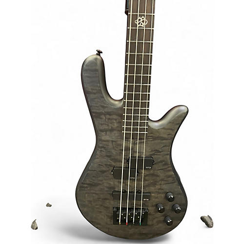 Used Spector PULSE 4 Trans Black Electric Bass Guitar Trans Black