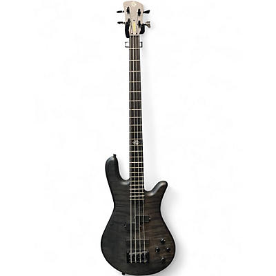Used Spector PULSE 4 Trans Black Electric Bass Guitar