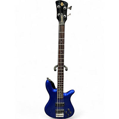 Used Spector Performer 4 Blue Electric Bass Guitar