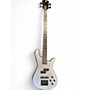 Used Spector Performer 4 Metallic Silver Electric Bass Guitar Metallic Silver