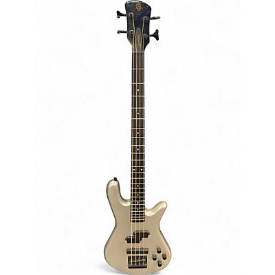 Used Spector Performer 4 Silver Electric Bass Guitar
