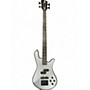 Used Spector Performer 4 Silver Electric Bass Guitar Silver