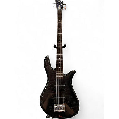 Used Spector Performer 4 Trans Black Electric Bass Guitar