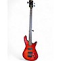 Used Spector Performer 4 Trans Red Electric Bass Guitar Trans Red