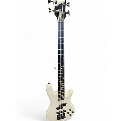 Used Spector Performer 4 WHITE Electric Bass Guitar