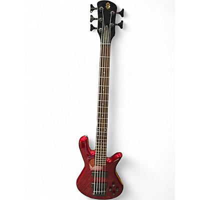 Used Spector Performer 5 RED Electric Bass Guitar