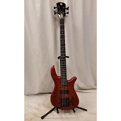 Spector Used Spector Q4 Orange Electric Bass Guitar