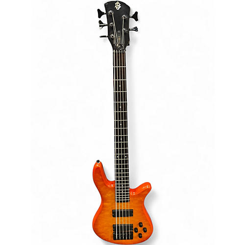Used Spector Q5 Pro Figured Maple Burst Electric Bass Guitar Figured Maple Burst