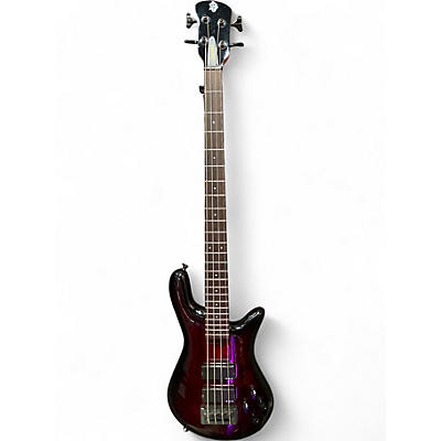 Used Spector REBOP 4 Crimson Red Burst Electric Bass Guitar