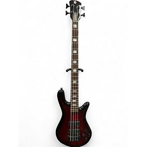 Used Spector REBOP DLX Crimson Red Burst Electric Bass Guitar Crimson Red Burst