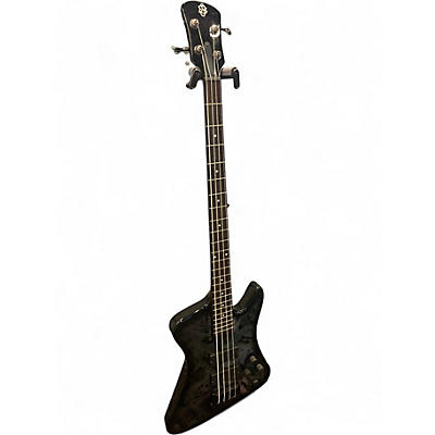 Used Spector Rex4 Pro Rex Brown Signature Holoflash Electric Bass Guitar
