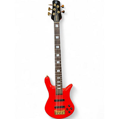 Used Spector euro 5 classic red Electric Bass Guitar