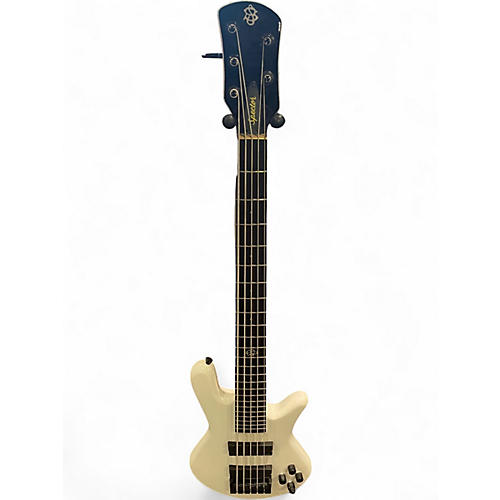 Used Spector ns ethos 5 Alpine White Electric Bass Guitar Alpine White