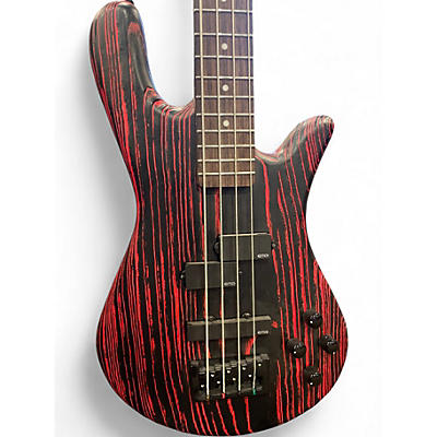 Used Spector ns pulse 4 Crimson Electric Bass Guitar