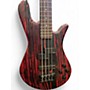 Used Spector ns pulse 4 Crimson Electric Bass Guitar Crimson