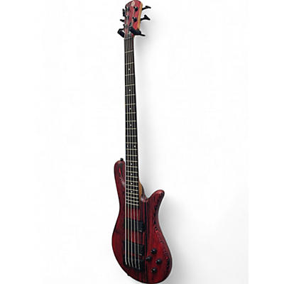 Spector Used Spector ns pulse 5 cinder red Electric Bass Guitar