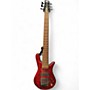 Used Spector nsjh6 Trans Red Electric Bass Guitar Trans Red