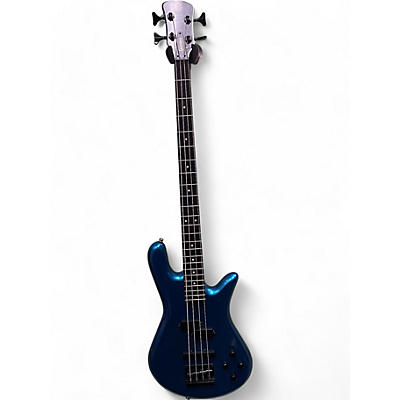 Used Spector preformer 4 Electron Blue Metallic Electric Bass Guitar