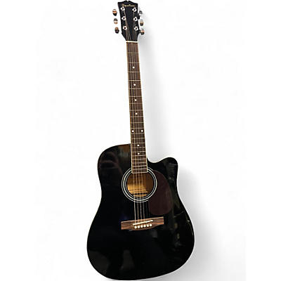 Used Spectrum AE Guitar Black Acoustic Electric Guitar