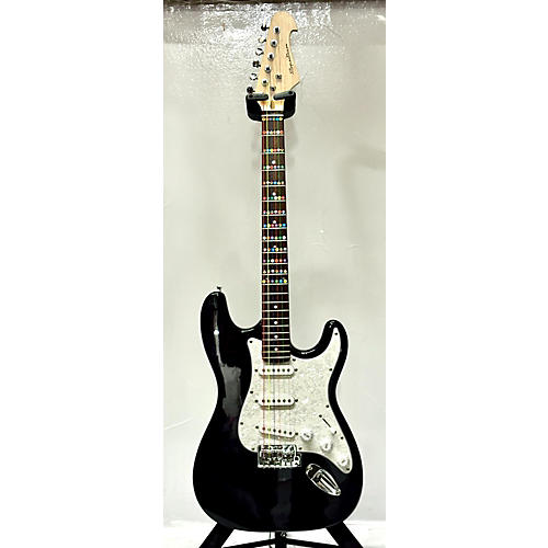 Spectrum Used Spectrum S Style Black And White Solid Body Electric Guitar Black and White