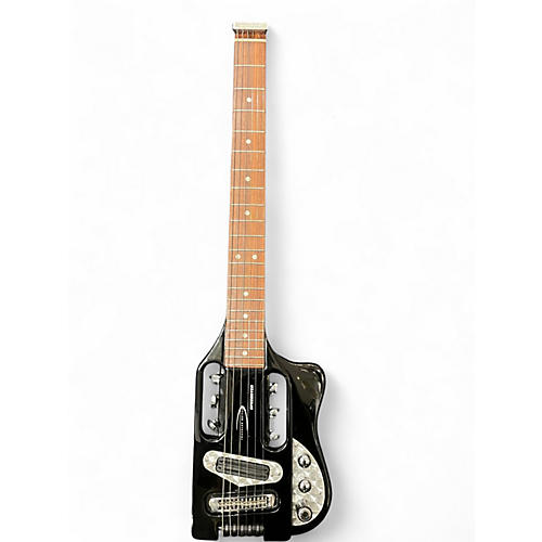 Used Speedster TRAVEL GUITAR Black Electric Guitar Black