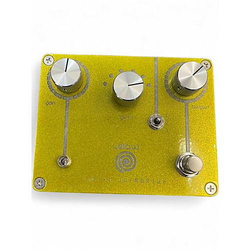 Used Spiral Electric Effects Yellow LM741 Effect Pedal