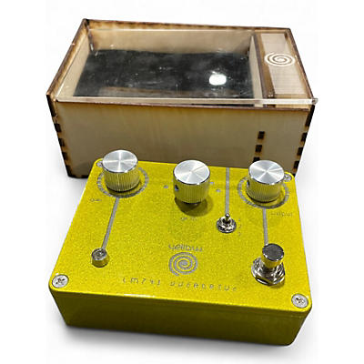 Used Spiral Electric YELLOW LM741 OVERDRIVE Effect Pedal