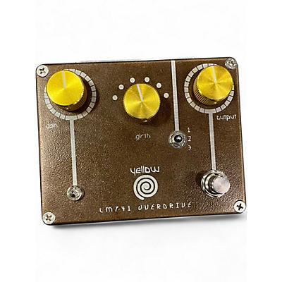 Used Spiral Electric Yellow LM741 Effect Pedal