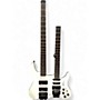 Used Spirit DOUBLENECK BASS AND GUITAR Olympic White Solid Body Electric Guitar Olympic White