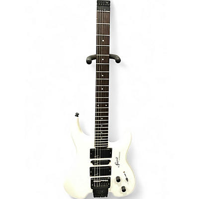 Used Spirit GU White Solid Body Electric Guitar
