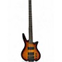 Used Spirit XZ-25 HEADLESS Sunburst Electric Bass Guitar Sunburst