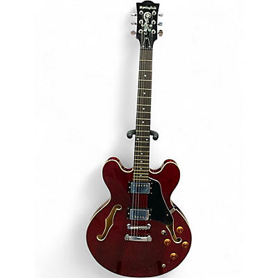 Used Springfield 335 Red Hollow Body Electric Guitar