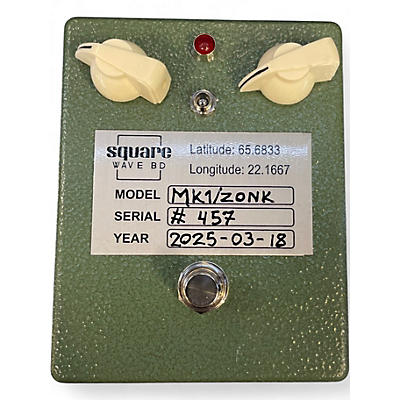 Used Square Wave Bd Zonk MK1 Effect Pedal