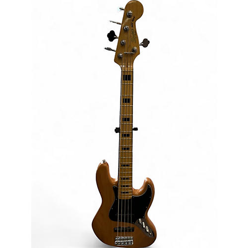 Used Squier 1970s classic vibe jazz bass natural Electric Bass Guitar natural