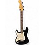 Used Squier 1986 Korean Stratocaster Left Handed Black Solid Body Electric Guitar Black