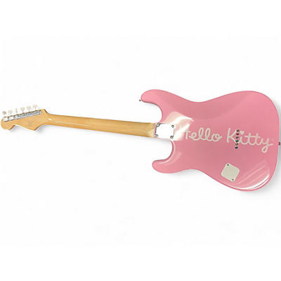 Used Squier 2024 Hello Kitty Single Humbucker Pink Solid Body Electric Guitar