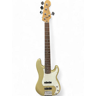 Used Squier 20TH ANNIVERSARY P BASS FIREMIST GOLD Electric Bass Guitar