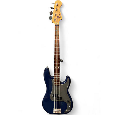 Used Squier 20th Anniversary Affinity Precision Bass  Blue Electric Bass Guitar