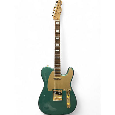 Squier Used Squier 40TH ANNIVERSARY GOLD EDITION TELECASTER SHERWOOD GREEN Solid Body Electric Guitar