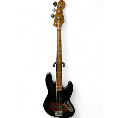Used Squier 40TH ANNIVERSARY JAZZ  SATIN SUNBURST Electric Bass Guitar