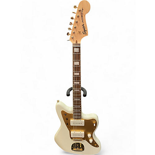 Squier Used Squier 40TH ANNIVERSARY JAZZMASTER Antique White Solid Body Electric Guitar Antique White