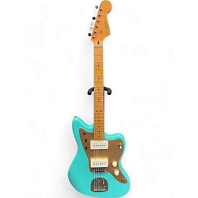 Used Squier 40TH ANNIVERSARY JAZZMASTER  SATIN SEAFOAM GREEN Solid Body Electric Guitar