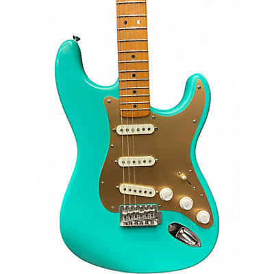 Used Squier 40TH ANNIVERSARY STRATOCASTER Seafoam Green Solid Body Electric Guitar