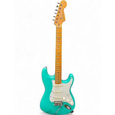 Used Squier 40TH ANNIVERSARY STRATOCASTER Seafoam Green Solid Body Electric Guitar