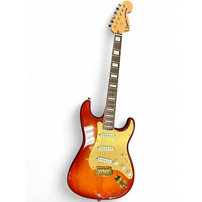 Used Squier 40TH ANNIVERSARY STRATOCASTER Sienna Sunburst Solid Body Electric Guitar