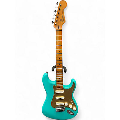 Squier Used Squier 40TH ANNIVERSARY STRATOCASTER VINTAGE EDITION Seafoam Green Solid Body Electric Guitar