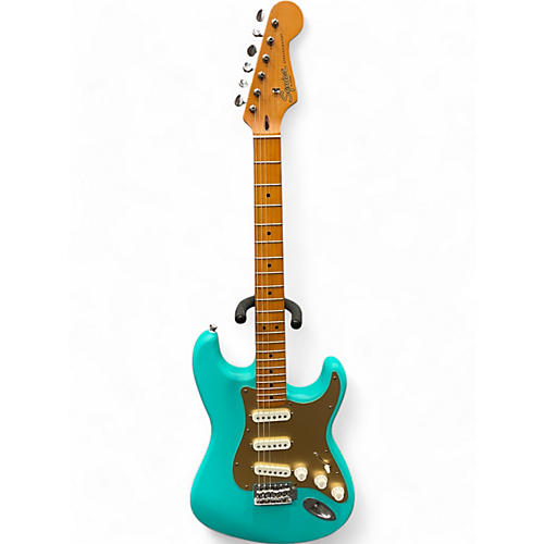 Squier Used Squier 40TH ANNIVERSARY STRATOCASTER VINTAGE EDITION Seafoam Green Solid Body Electric Guitar Seafoam Green