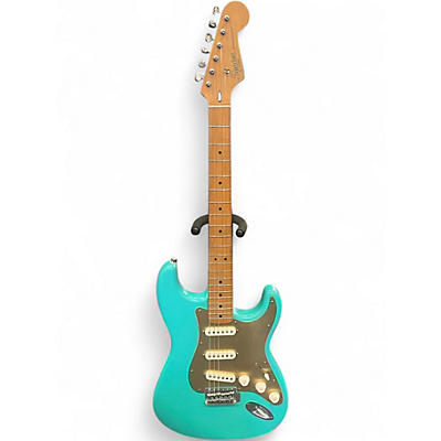 Used Squier 40TH ANNIVERSARY Seafoam Green Solid Body Electric Guitar